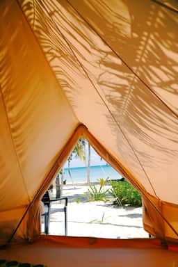Glamping Overlooking the Caribbean Sea