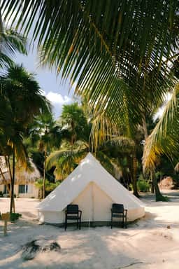 Glamping Overlooking the Caribbean Sea