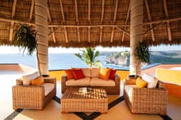 6BD Iconic Villa w/360° Pool & Private Beach
