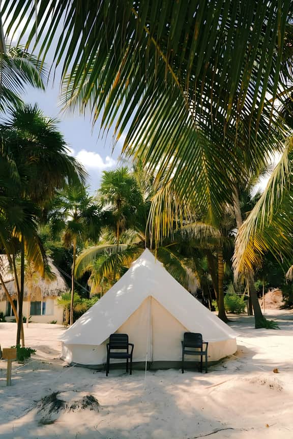 Glamping Overlooking the Caribbean Sea