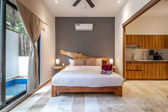 Lux Studio w/ Private Plunge Pool in Aldea Zama
