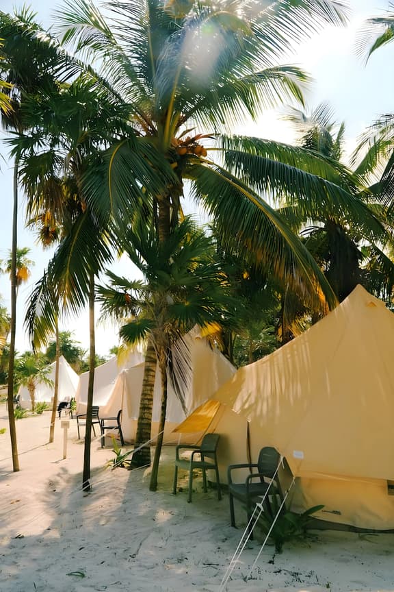 Glamping Overlooking the Caribbean Sea