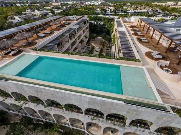 Boho-Chic 2BR w/ Private Pool in Aldea Zama - Image 1